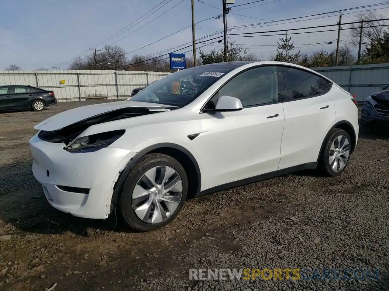 1 Photograph of a damaged car 7SAYGDEE0PA065923 TESLA MODEL Y 2023