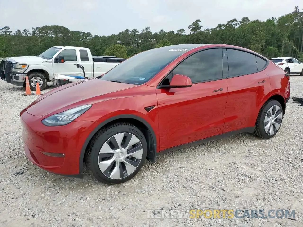 1 Photograph of a damaged car 7SAYGDEE0PA091597 TESLA MODEL Y 2023