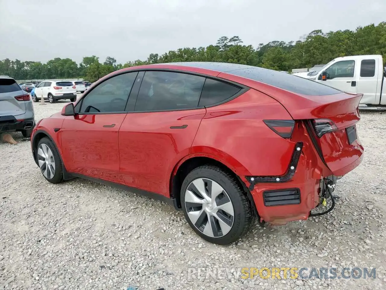 2 Photograph of a damaged car 7SAYGDEE0PA091597 TESLA MODEL Y 2023