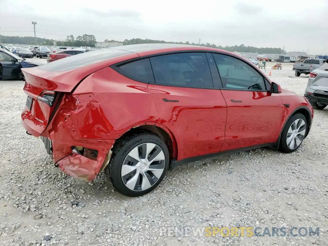 3 Photograph of a damaged car 7SAYGDEE0PA091597 TESLA MODEL Y 2023