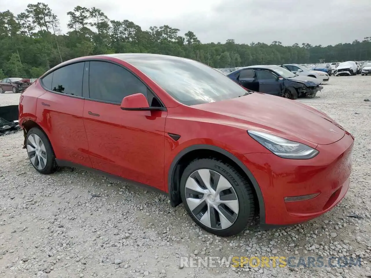 4 Photograph of a damaged car 7SAYGDEE0PA091597 TESLA MODEL Y 2023