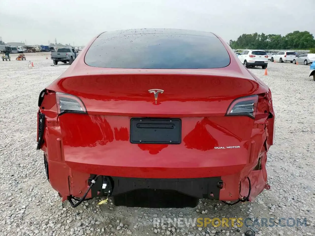 6 Photograph of a damaged car 7SAYGDEE0PA091597 TESLA MODEL Y 2023