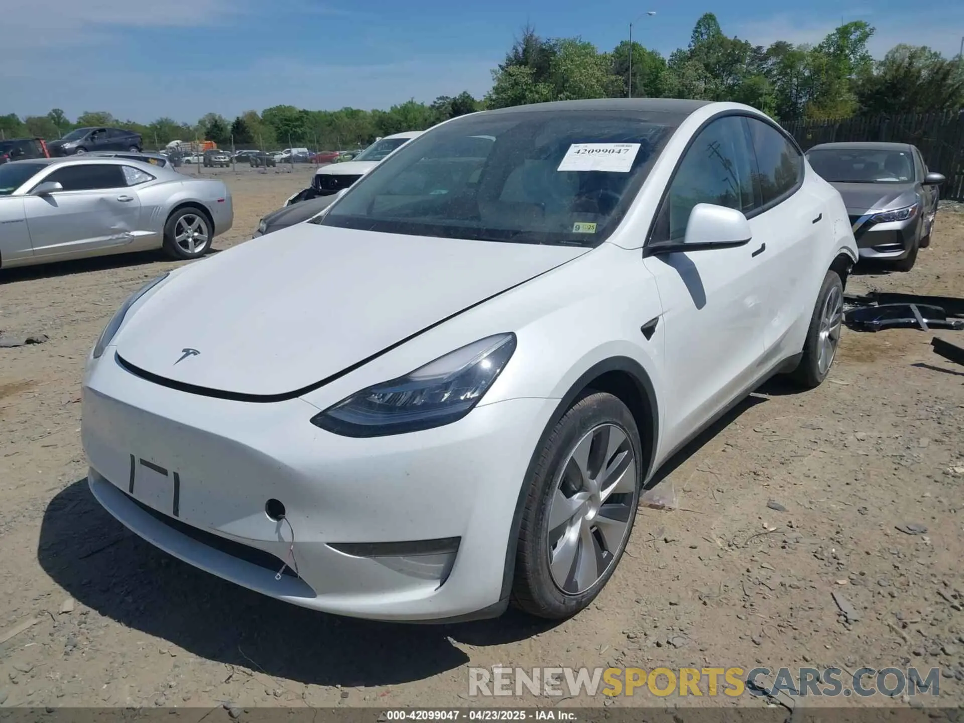 2 Photograph of a damaged car 7SAYGDEE0PA106776 TESLA MODEL Y 2023