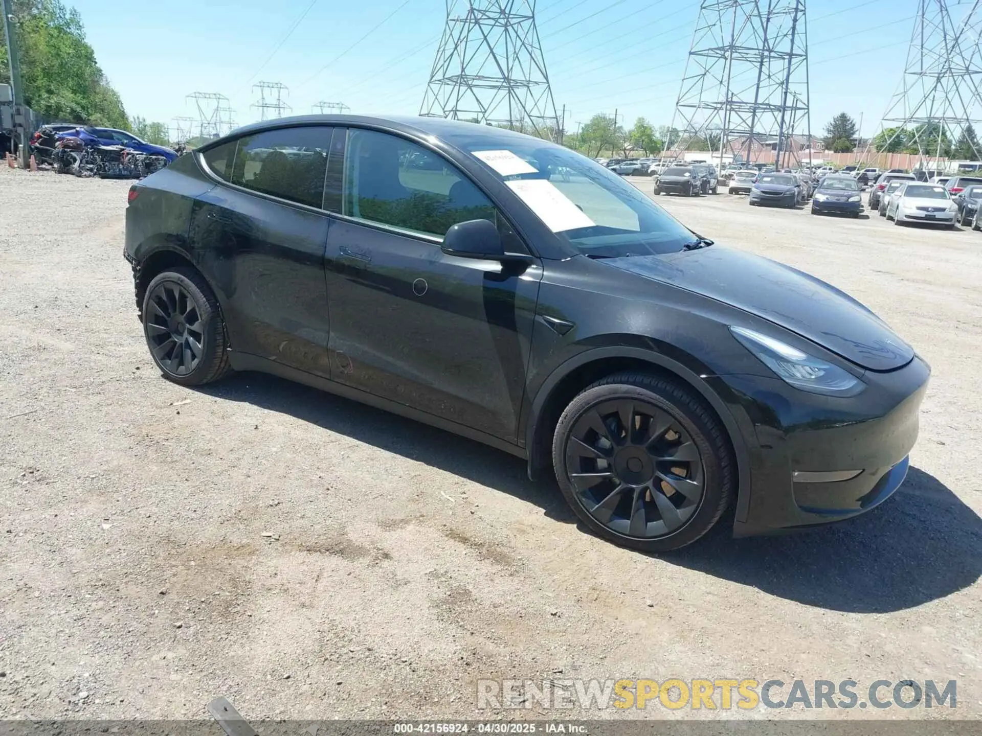 1 Photograph of a damaged car 7SAYGDEE0PA111430 TESLA MODEL Y 2023