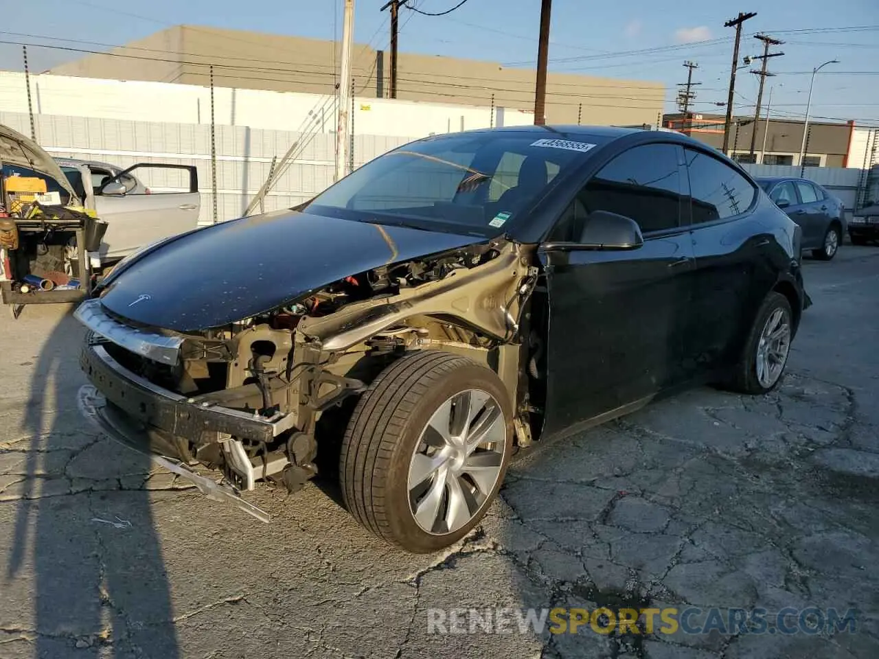 1 Photograph of a damaged car 7SAYGDEE0PA114201 TESLA MODEL Y 2023