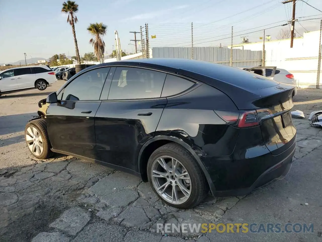 2 Photograph of a damaged car 7SAYGDEE0PA114201 TESLA MODEL Y 2023