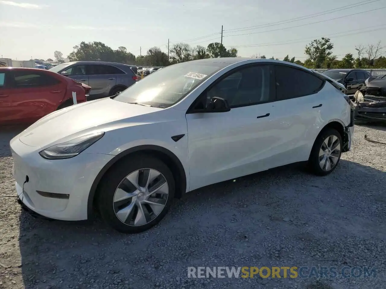 1 Photograph of a damaged car 7SAYGDEE0PA114540 TESLA MODEL Y 2023