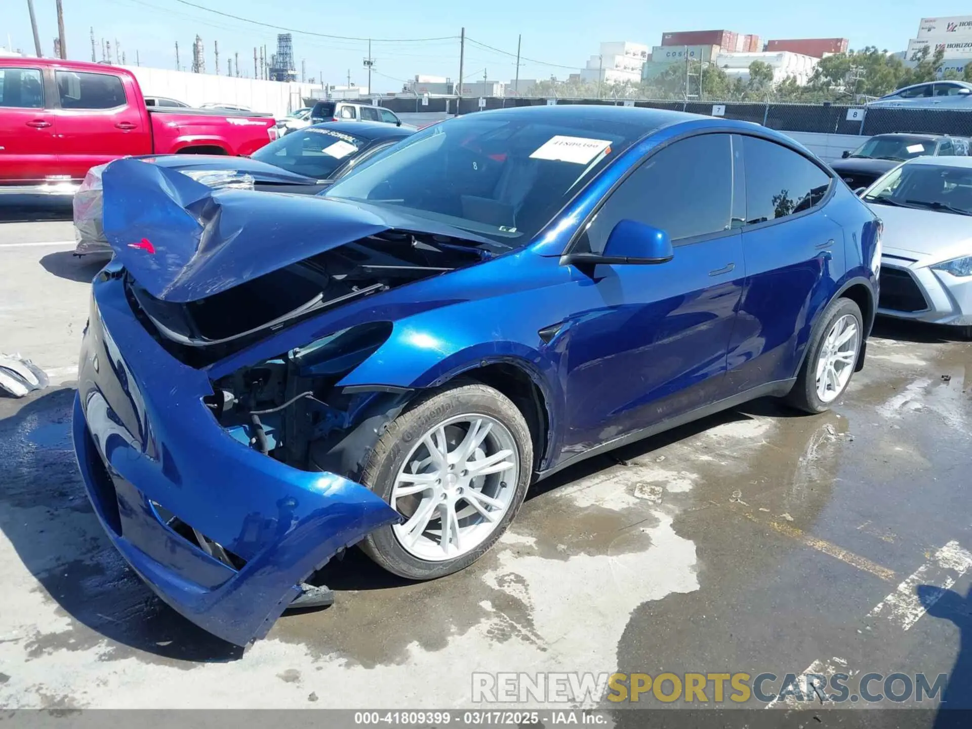 2 Photograph of a damaged car 7SAYGDEE0PA121116 TESLA MODEL Y 2023