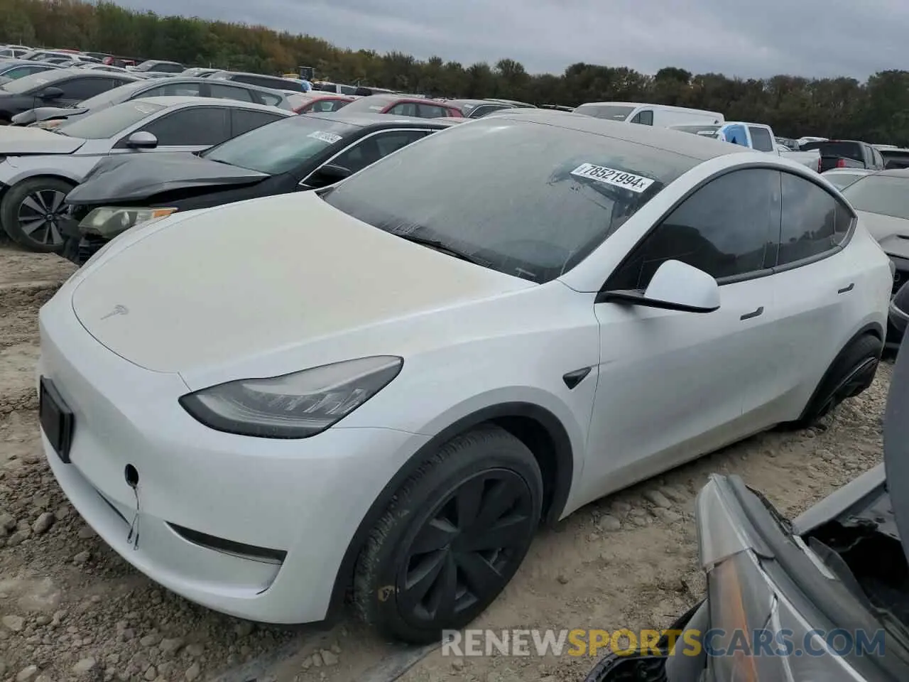 1 Photograph of a damaged car 7SAYGDEE0PA123660 TESLA MODEL Y 2023