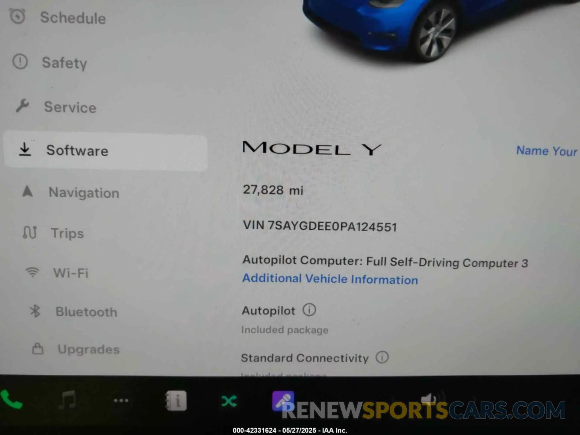 7 Photograph of a damaged car 7SAYGDEE0PA124551 TESLA MODEL Y 2023
