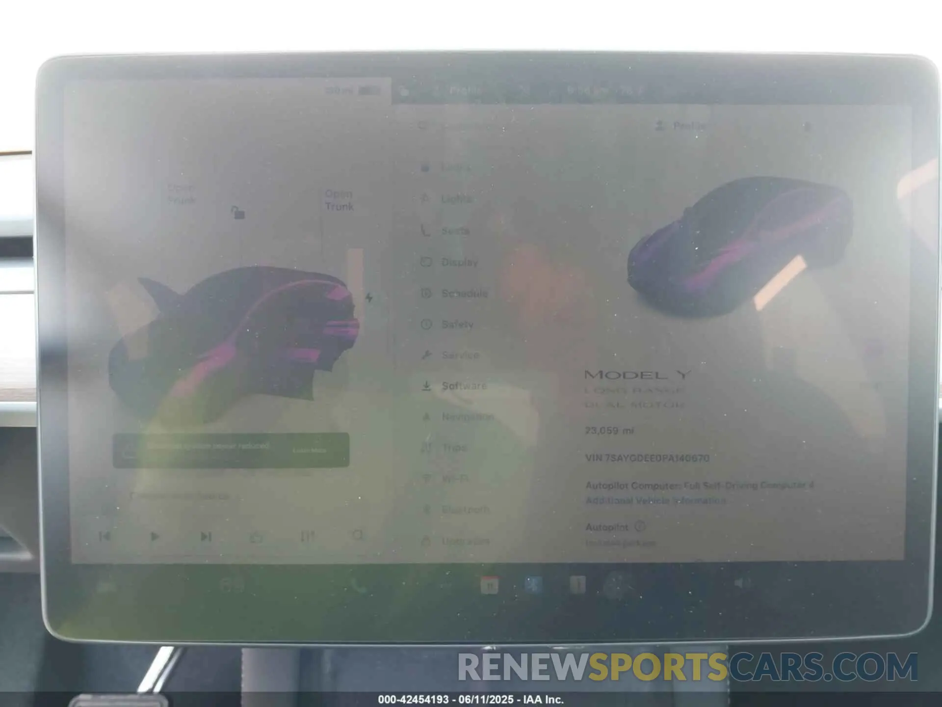7 Photograph of a damaged car 7SAYGDEE0PA140670 TESLA MODEL Y 2023