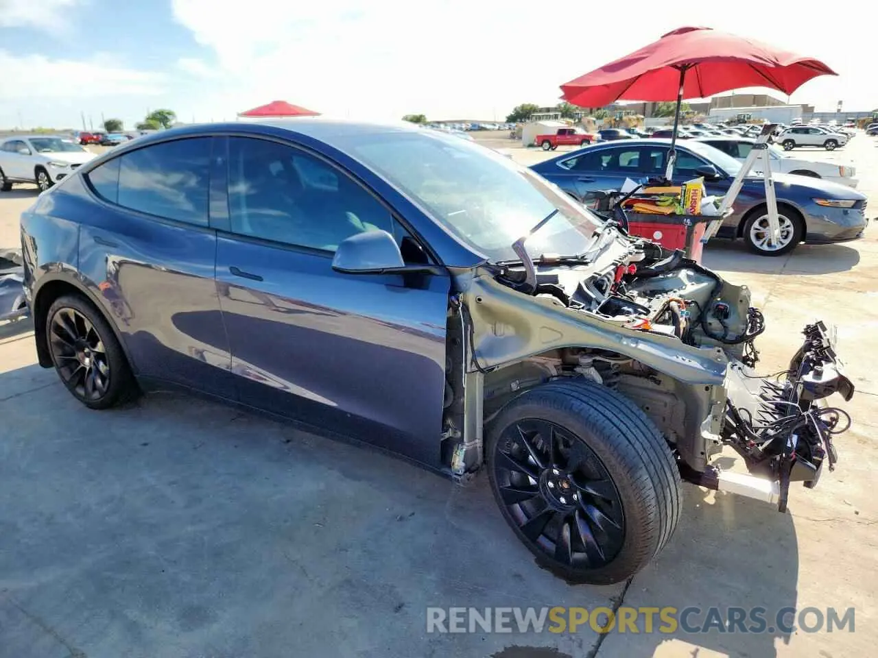 4 Photograph of a damaged car 7SAYGDEE0PA152477 TESLA MODEL Y 2023