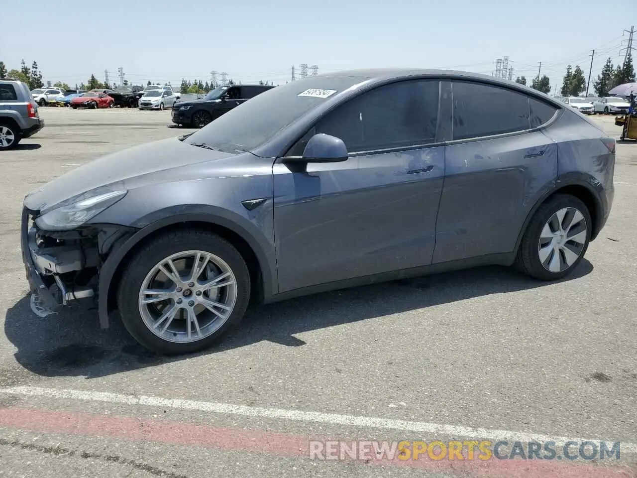 1 Photograph of a damaged car 7SAYGDEE0PA154858 TESLA MODEL Y 2023