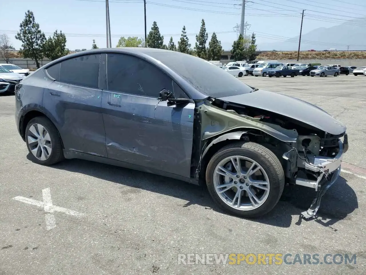 4 Photograph of a damaged car 7SAYGDEE0PA154858 TESLA MODEL Y 2023