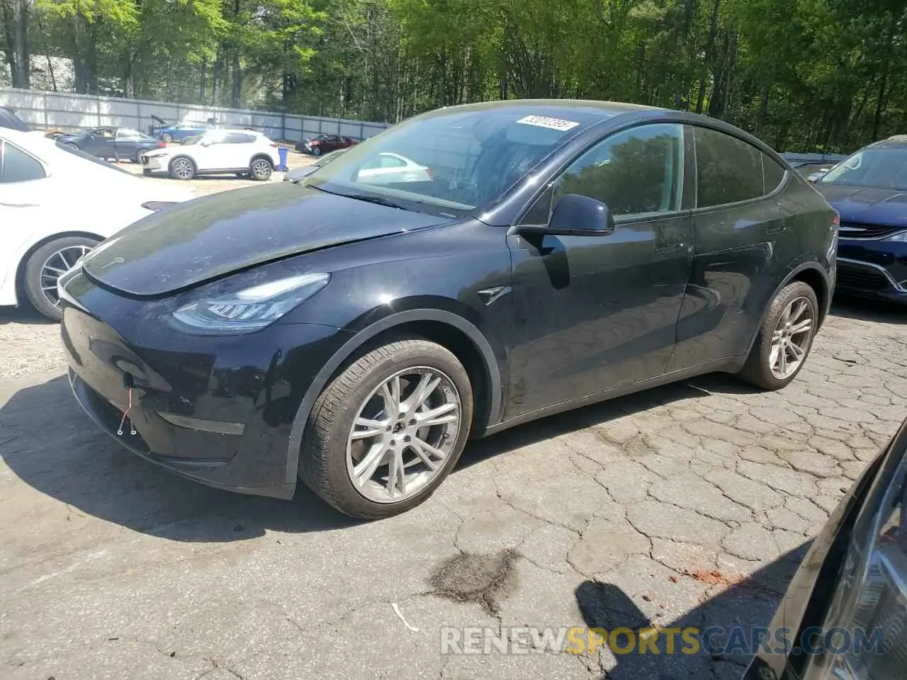 1 Photograph of a damaged car 7SAYGDEE0PA156514 TESLA MODEL Y 2023