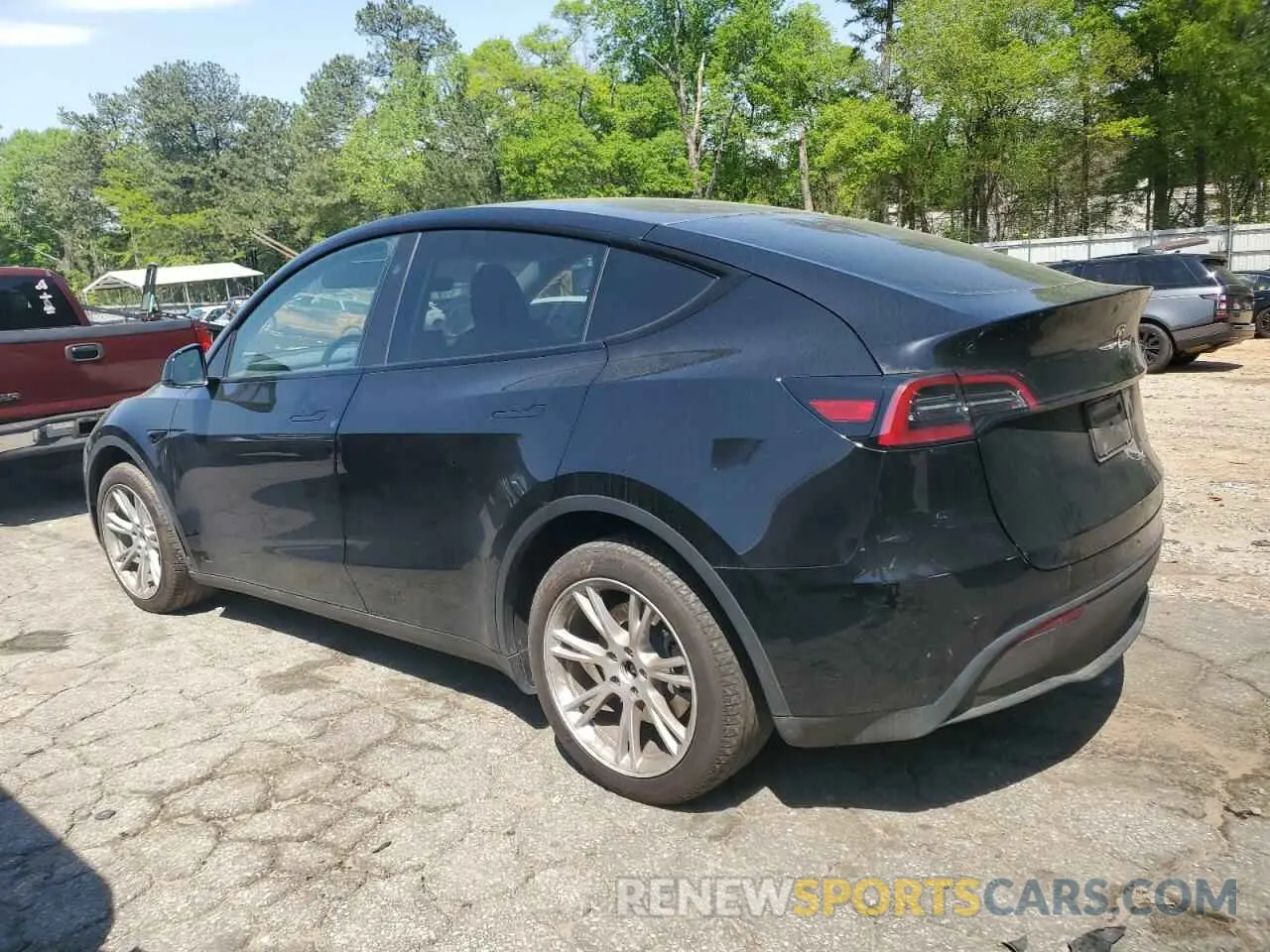 2 Photograph of a damaged car 7SAYGDEE0PA156514 TESLA MODEL Y 2023