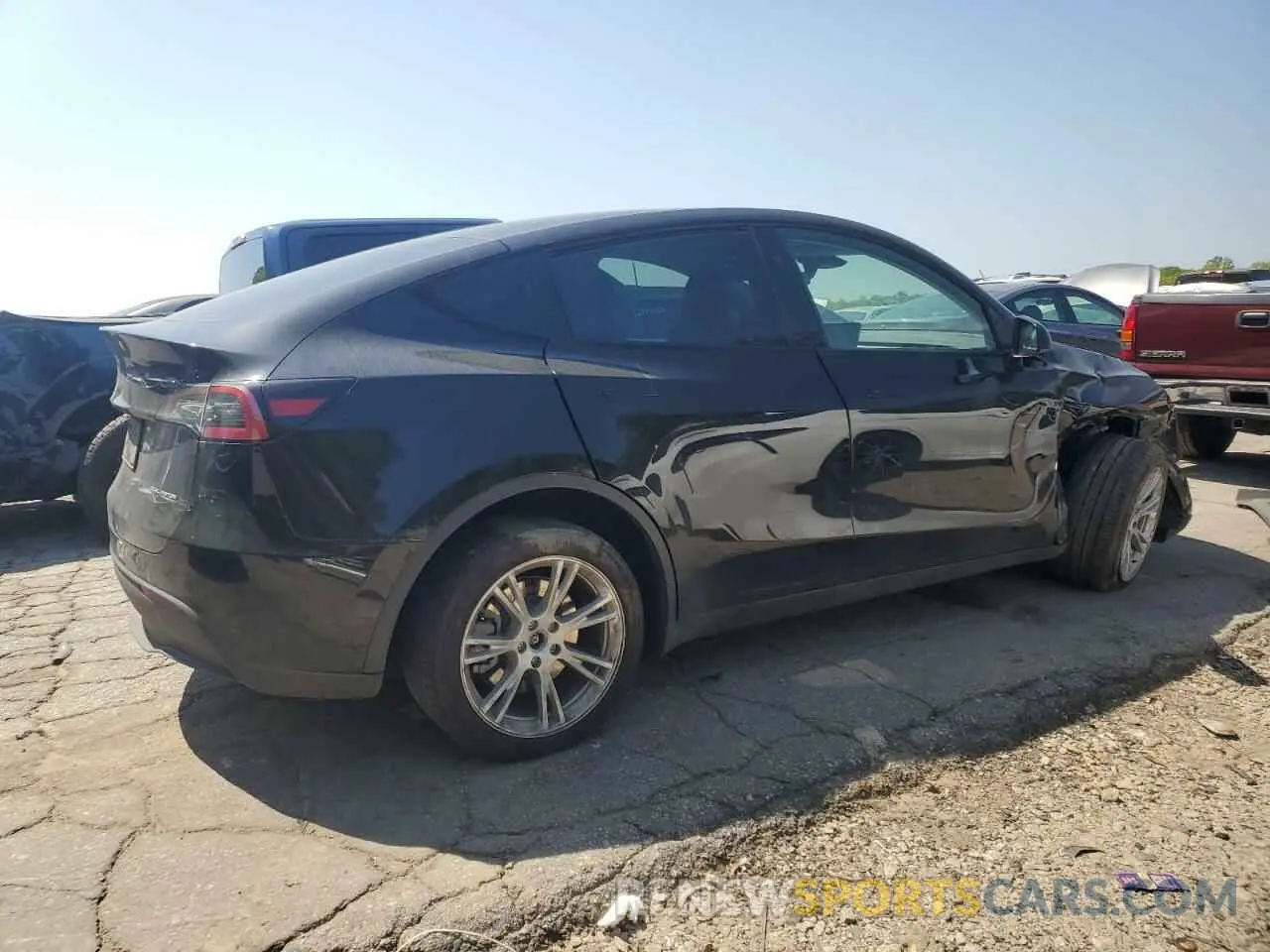 3 Photograph of a damaged car 7SAYGDEE0PA156514 TESLA MODEL Y 2023