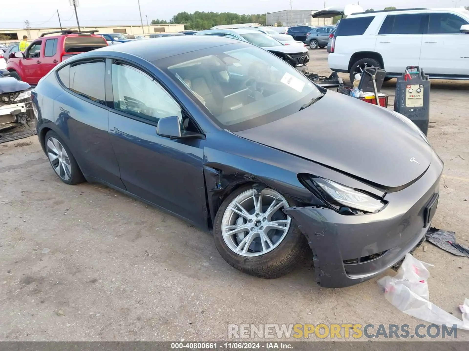 1 Photograph of a damaged car 7SAYGDEE0PA160031 TESLA MODEL Y 2023