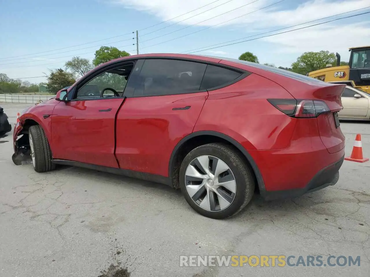 2 Photograph of a damaged car 7SAYGDEE0PA161583 TESLA MODEL Y 2023