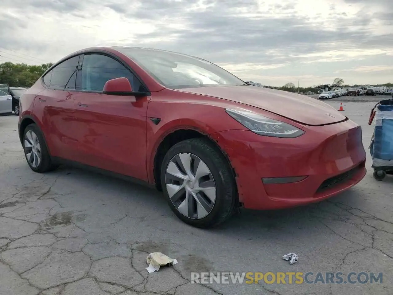 4 Photograph of a damaged car 7SAYGDEE0PA161583 TESLA MODEL Y 2023