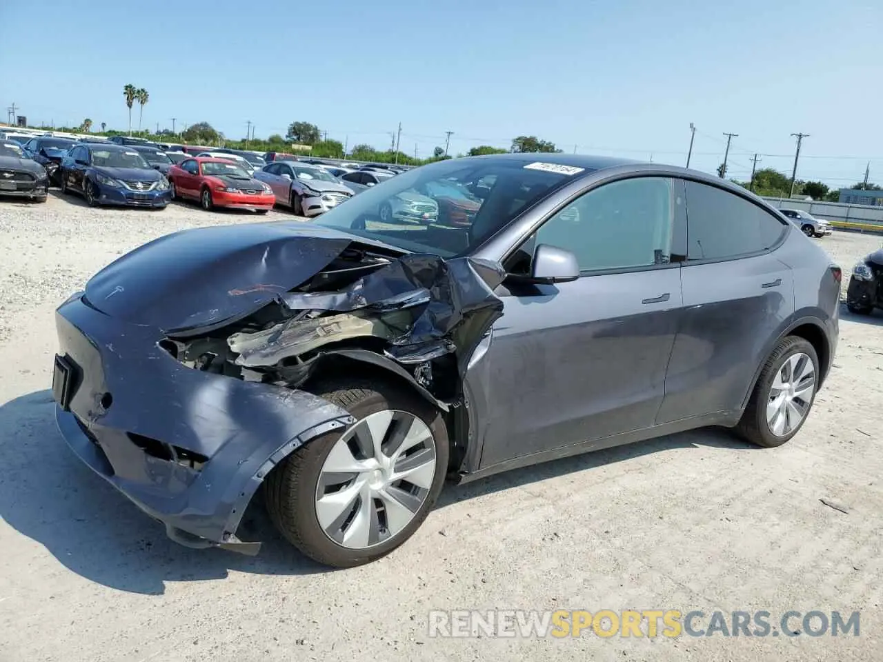 1 Photograph of a damaged car 7SAYGDEE0PA162121 TESLA MODEL Y 2023