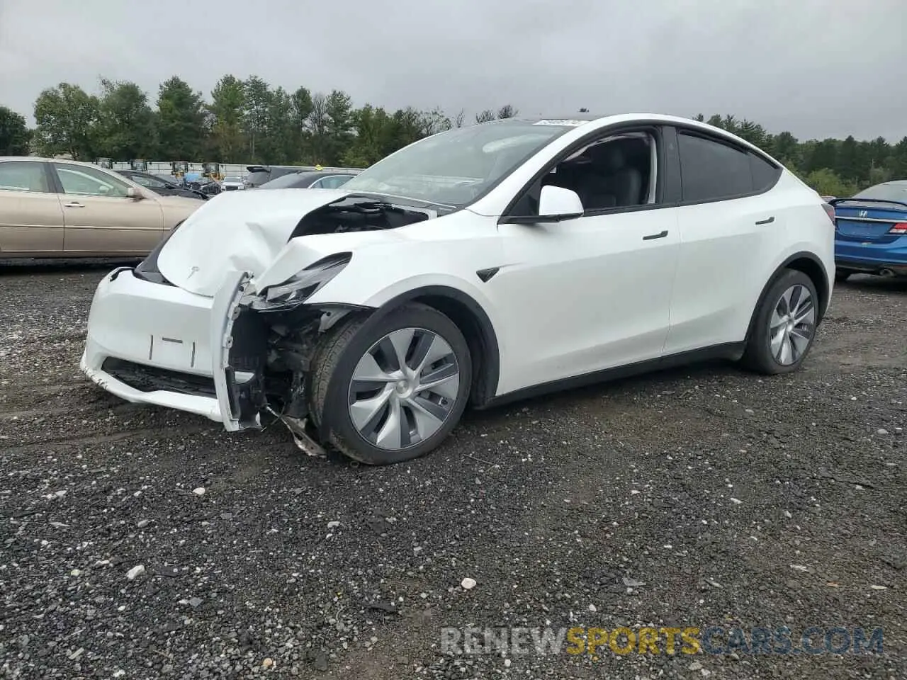 1 Photograph of a damaged car 7SAYGDEE0PA162765 TESLA MODEL Y 2023