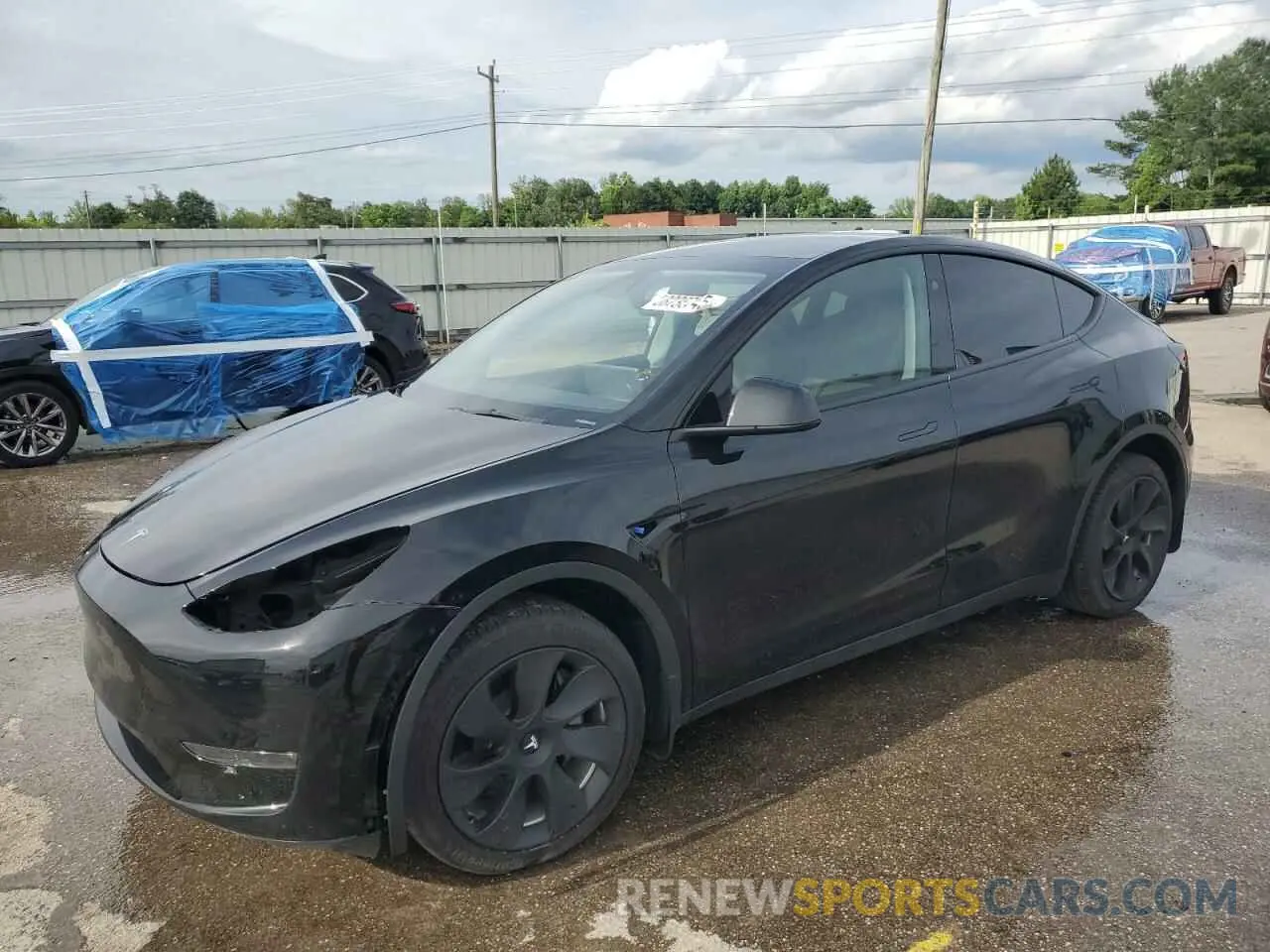 1 Photograph of a damaged car 7SAYGDEE0PA163494 TESLA MODEL Y 2023