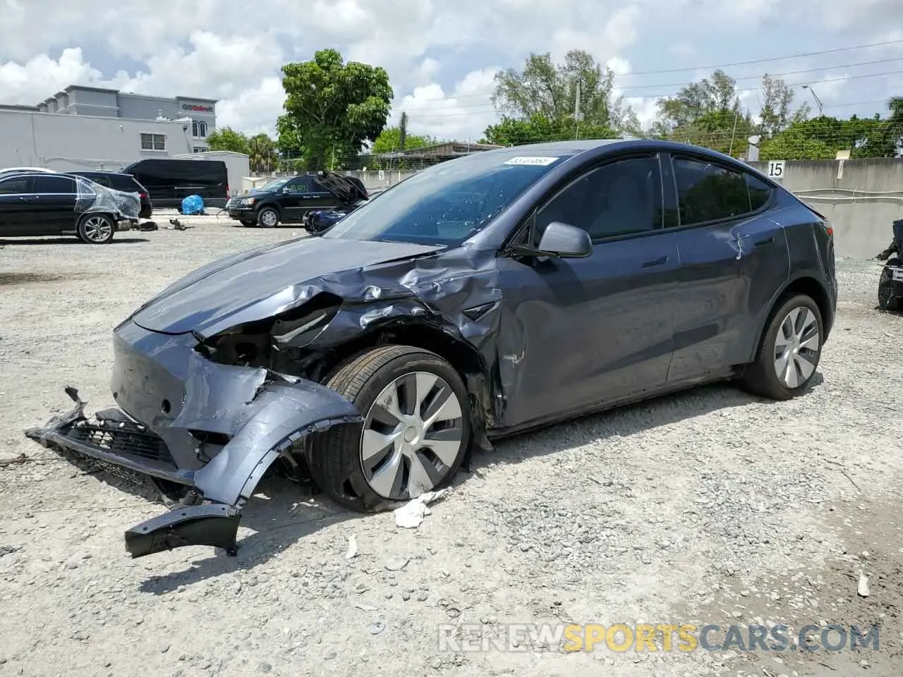 1 Photograph of a damaged car 7SAYGDEE0PA173202 TESLA MODEL Y 2023