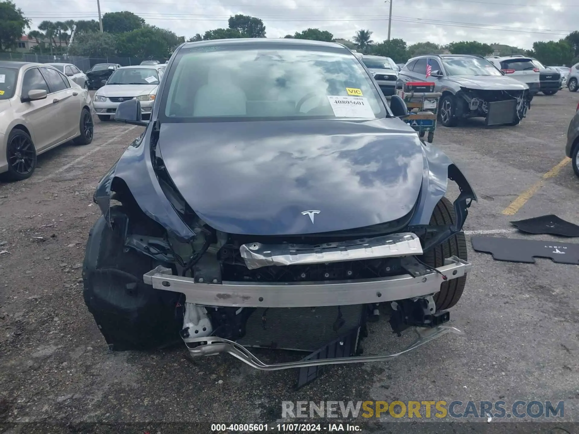 6 Photograph of a damaged car 7SAYGDEE0PA177668 TESLA MODEL Y 2023