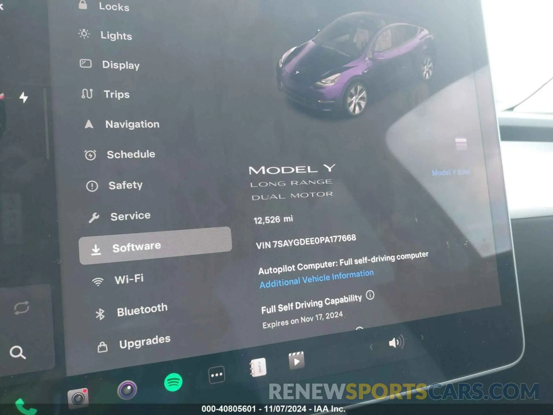 7 Photograph of a damaged car 7SAYGDEE0PA177668 TESLA MODEL Y 2023