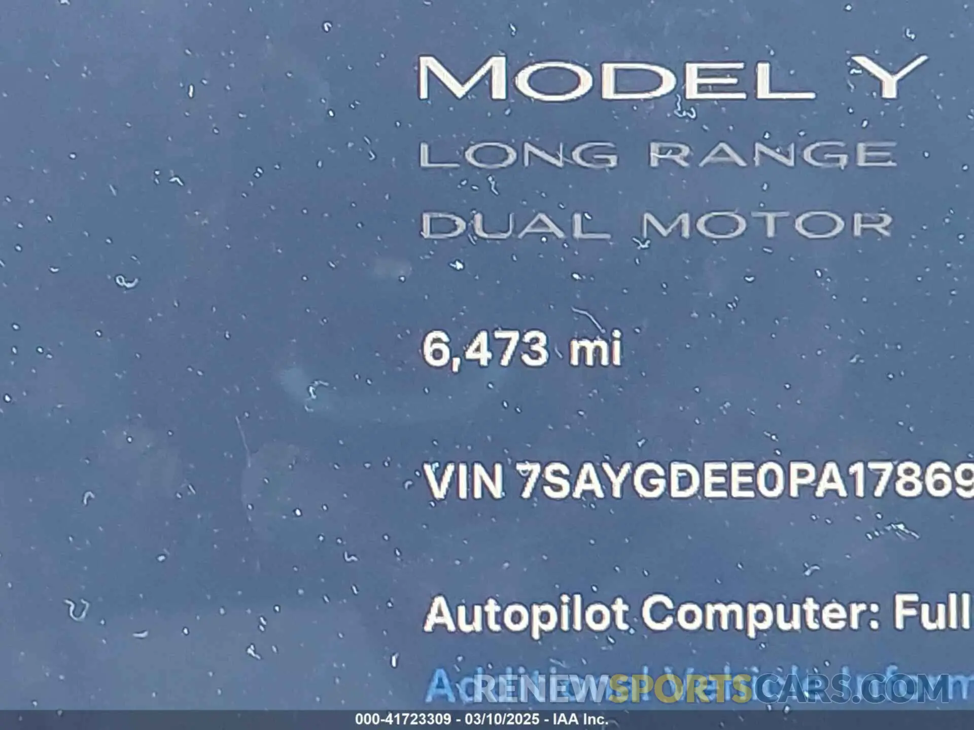 15 Photograph of a damaged car 7SAYGDEE0PA178691 TESLA MODEL Y 2023