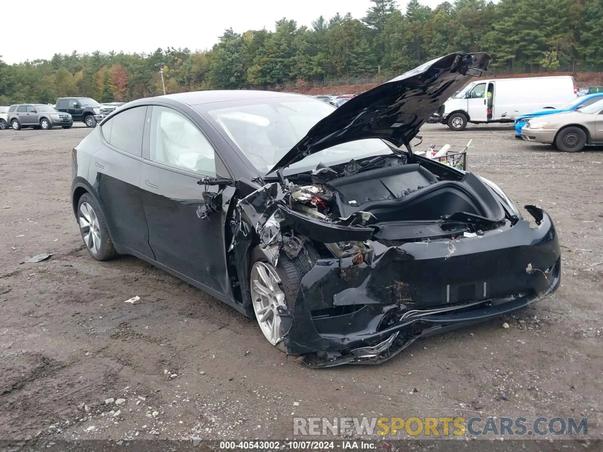 1 Photograph of a damaged car 7SAYGDEE0PA201970 TESLA MODEL Y 2023
