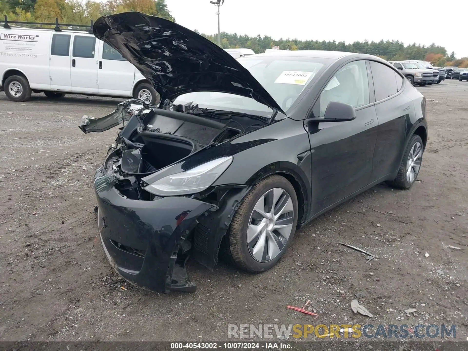 2 Photograph of a damaged car 7SAYGDEE0PA201970 TESLA MODEL Y 2023