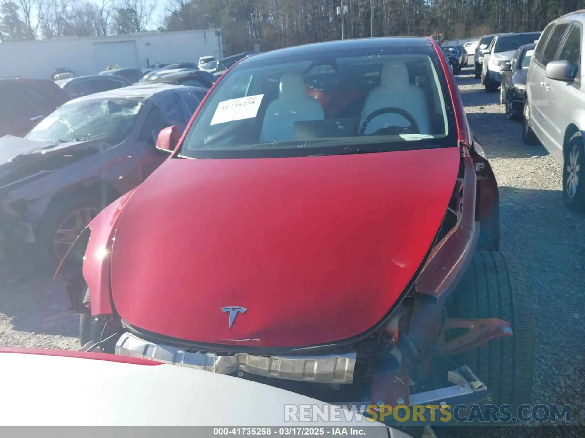 12 Photograph of a damaged car 7SAYGDEE0PA202150 TESLA MODEL Y 2023