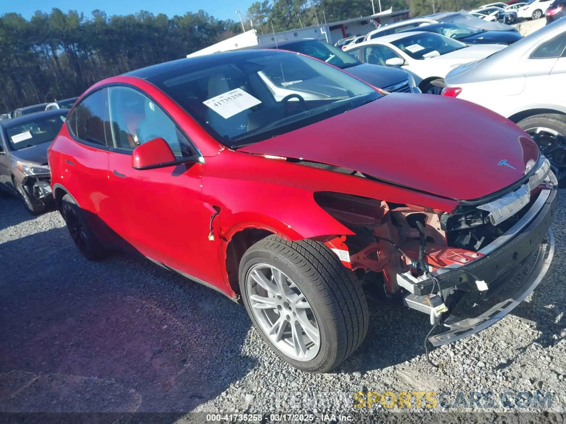 13 Photograph of a damaged car 7SAYGDEE0PA202150 TESLA MODEL Y 2023
