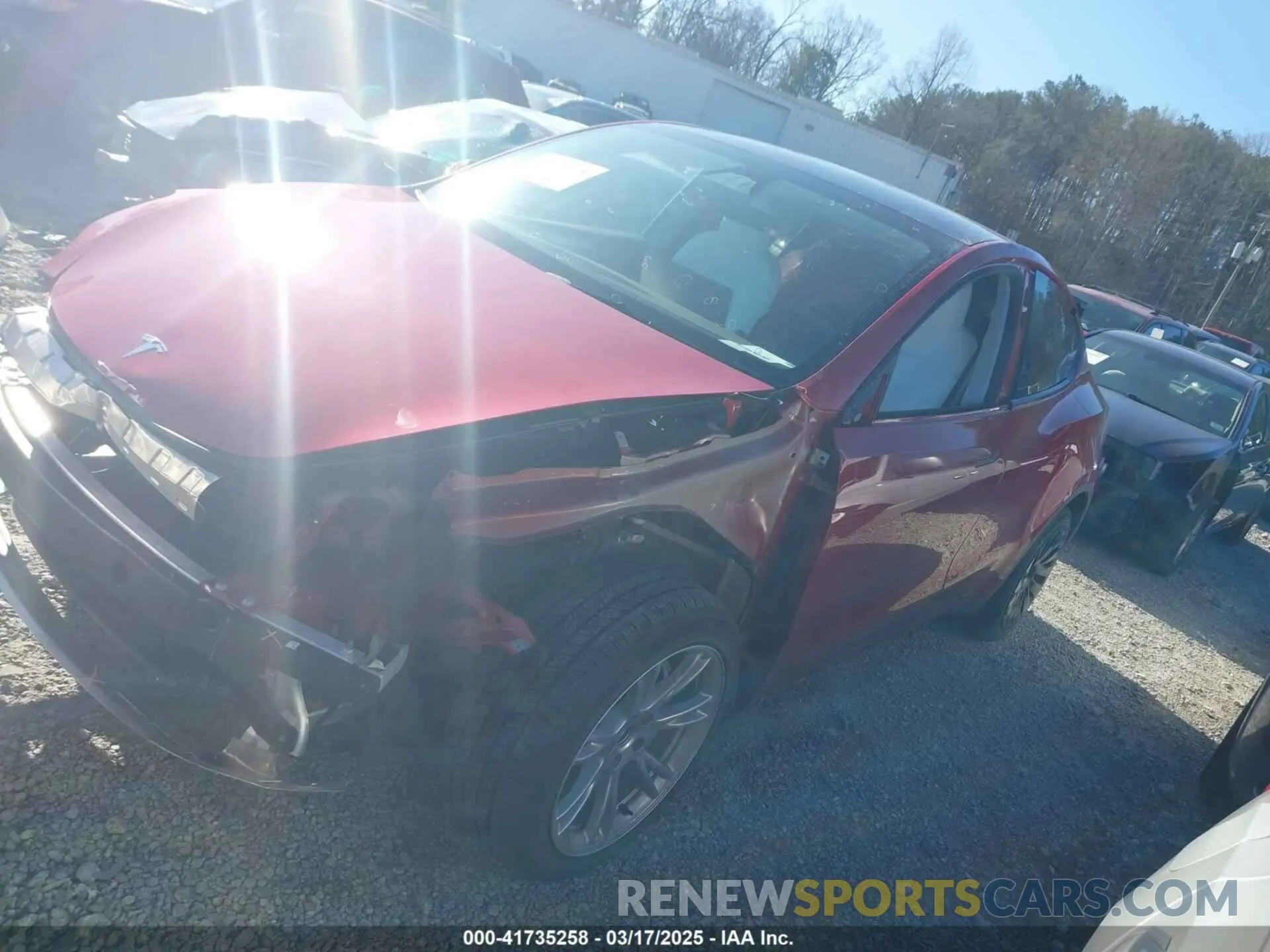 14 Photograph of a damaged car 7SAYGDEE0PA202150 TESLA MODEL Y 2023