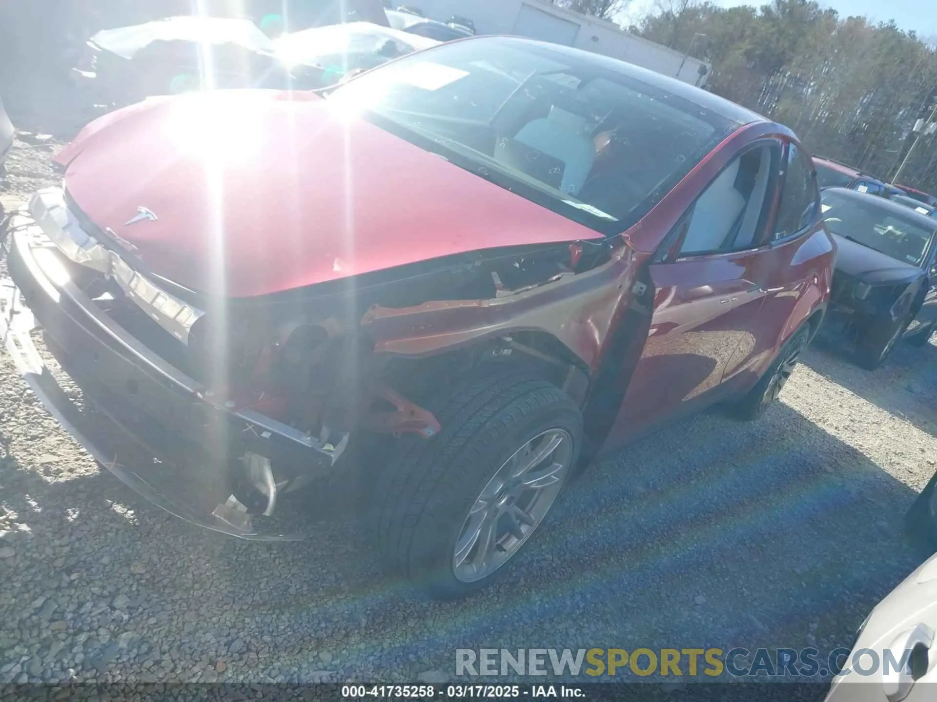 2 Photograph of a damaged car 7SAYGDEE0PA202150 TESLA MODEL Y 2023