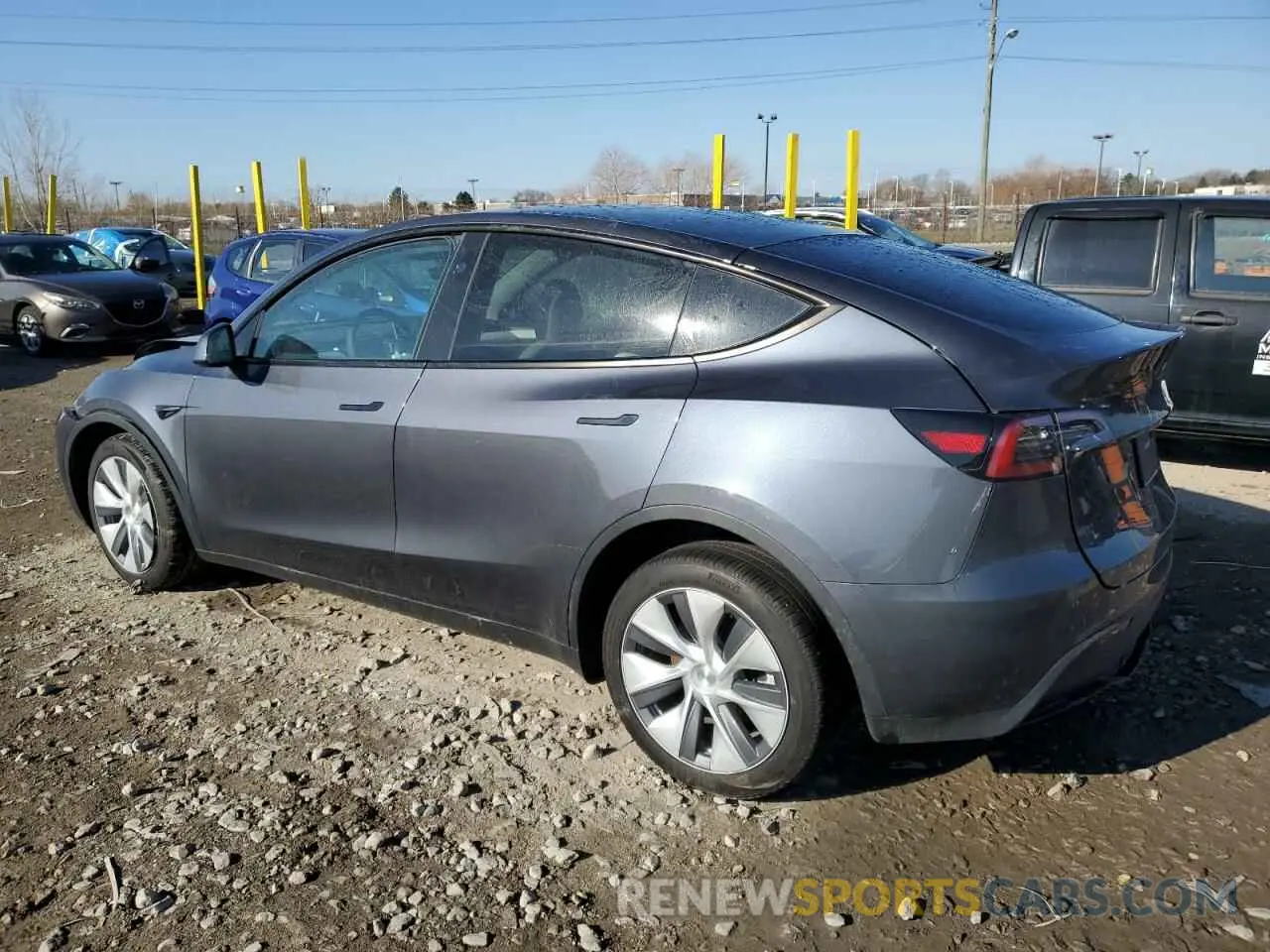 2 Photograph of a damaged car 7SAYGDEE0PA206005 TESLA MODEL Y 2023