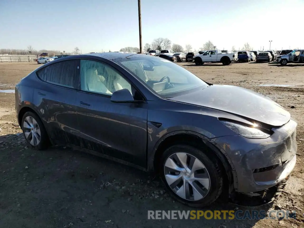 4 Photograph of a damaged car 7SAYGDEE0PA206005 TESLA MODEL Y 2023