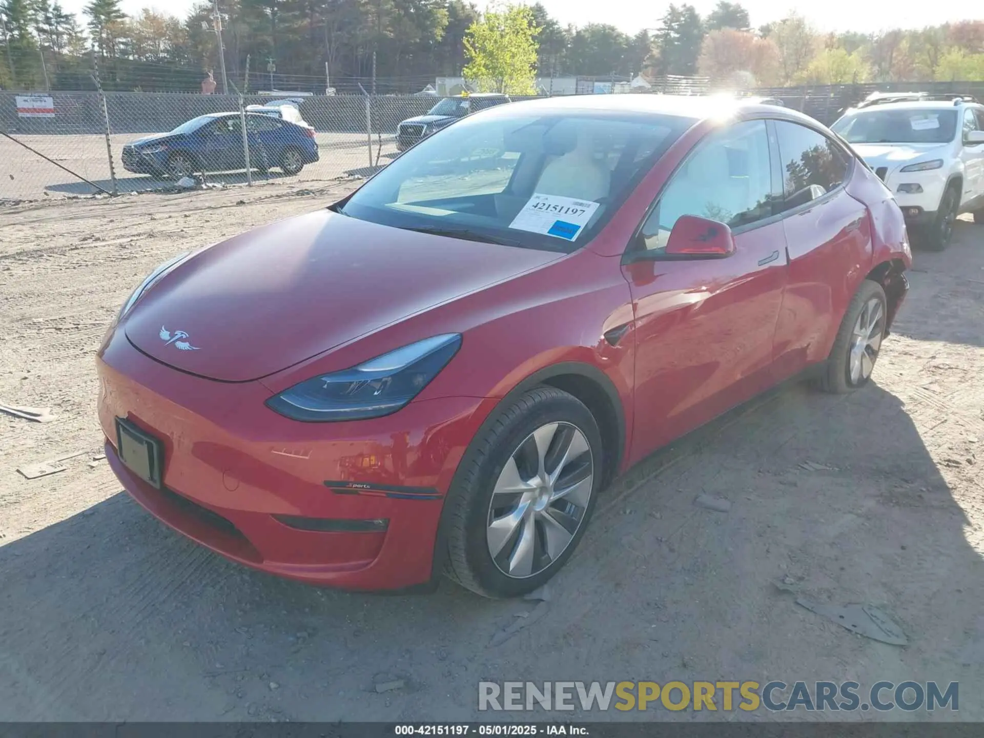 2 Photograph of a damaged car 7SAYGDEE0PF638869 TESLA MODEL Y 2023