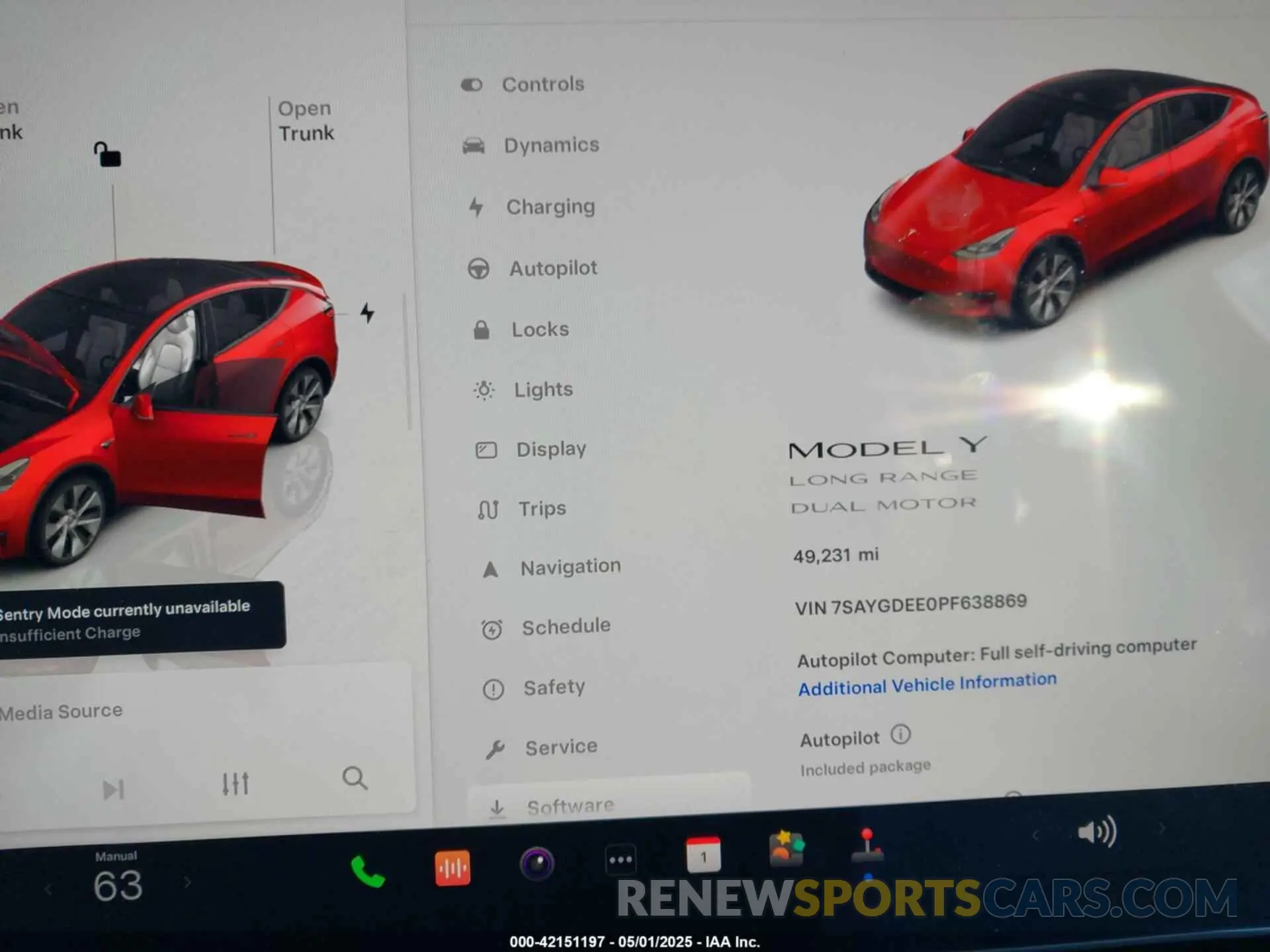 7 Photograph of a damaged car 7SAYGDEE0PF638869 TESLA MODEL Y 2023