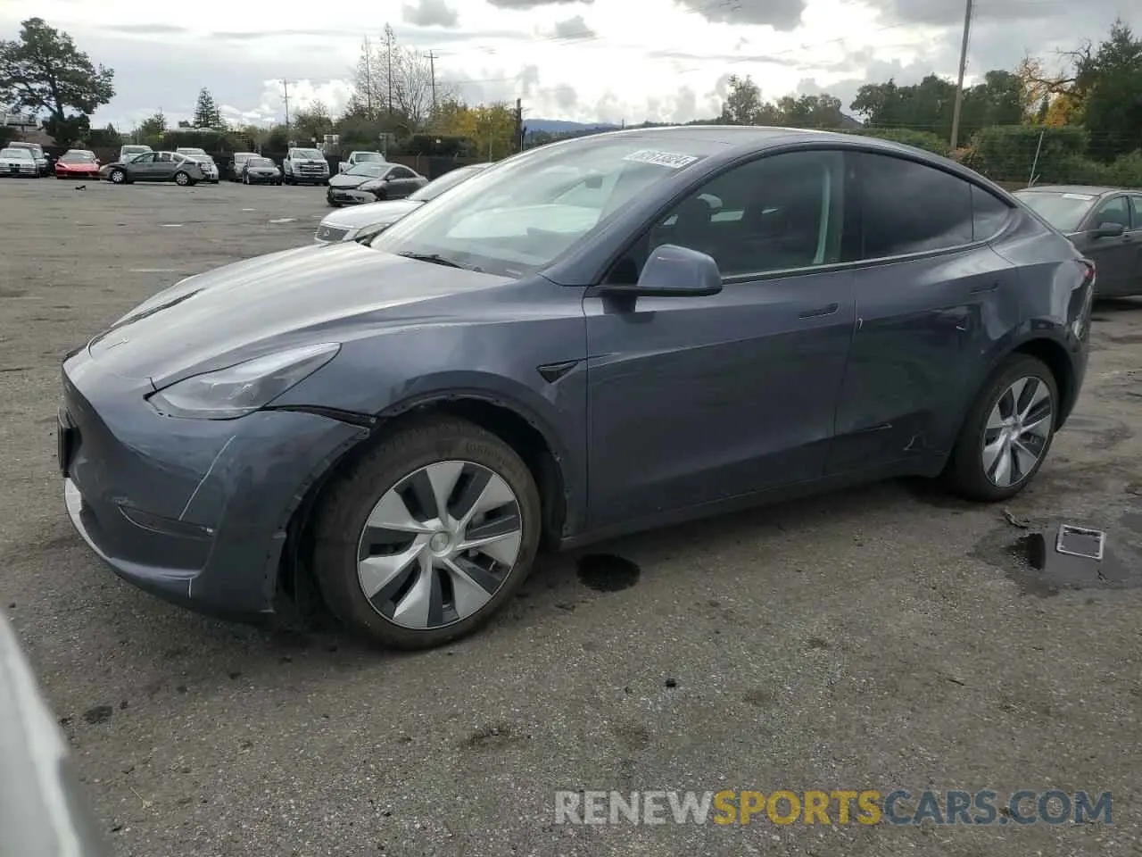 1 Photograph of a damaged car 7SAYGDEE0PF695329 TESLA MODEL Y 2023