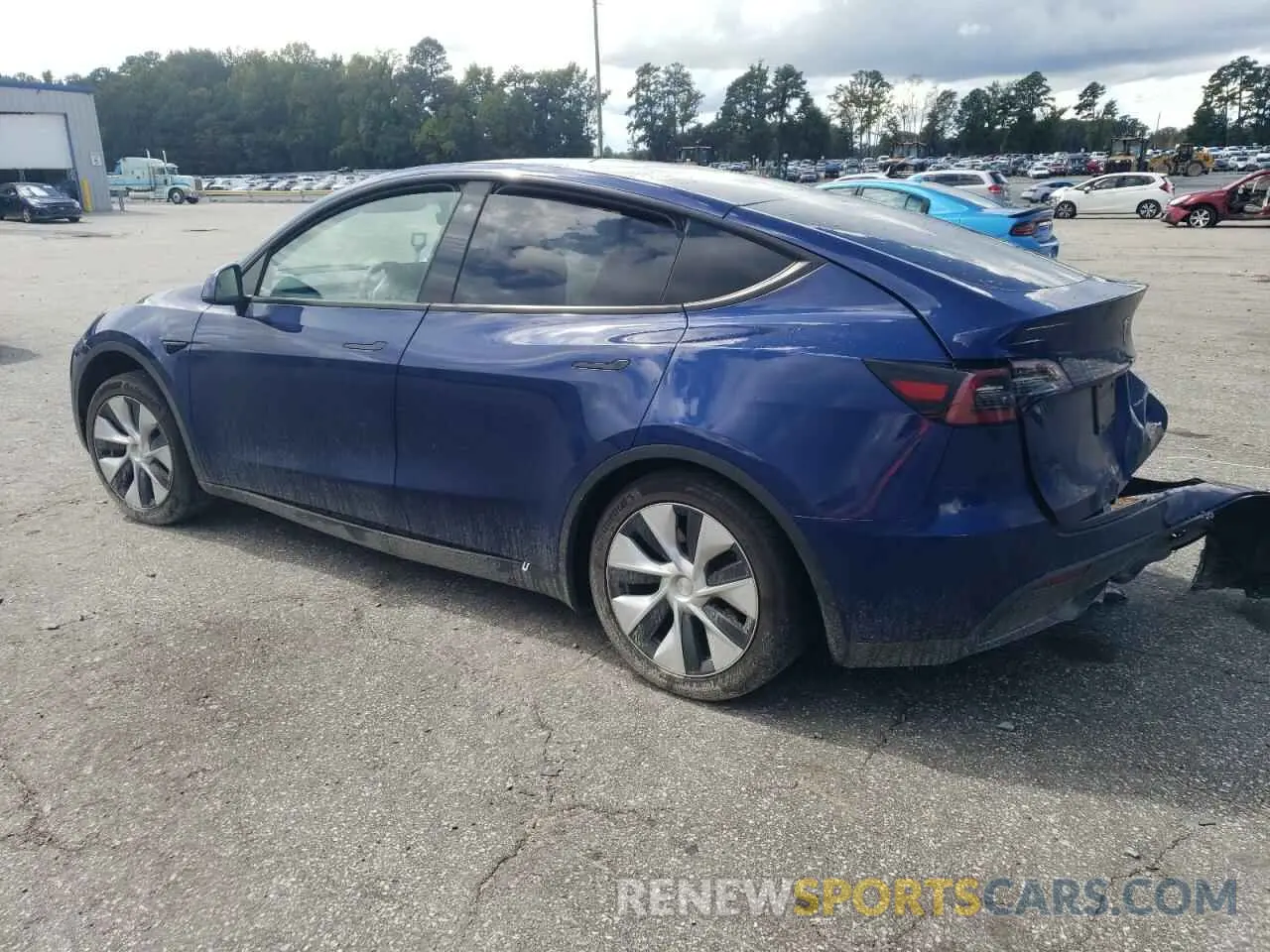 2 Photograph of a damaged car 7SAYGDEE0PF704417 TESLA MODEL Y 2023