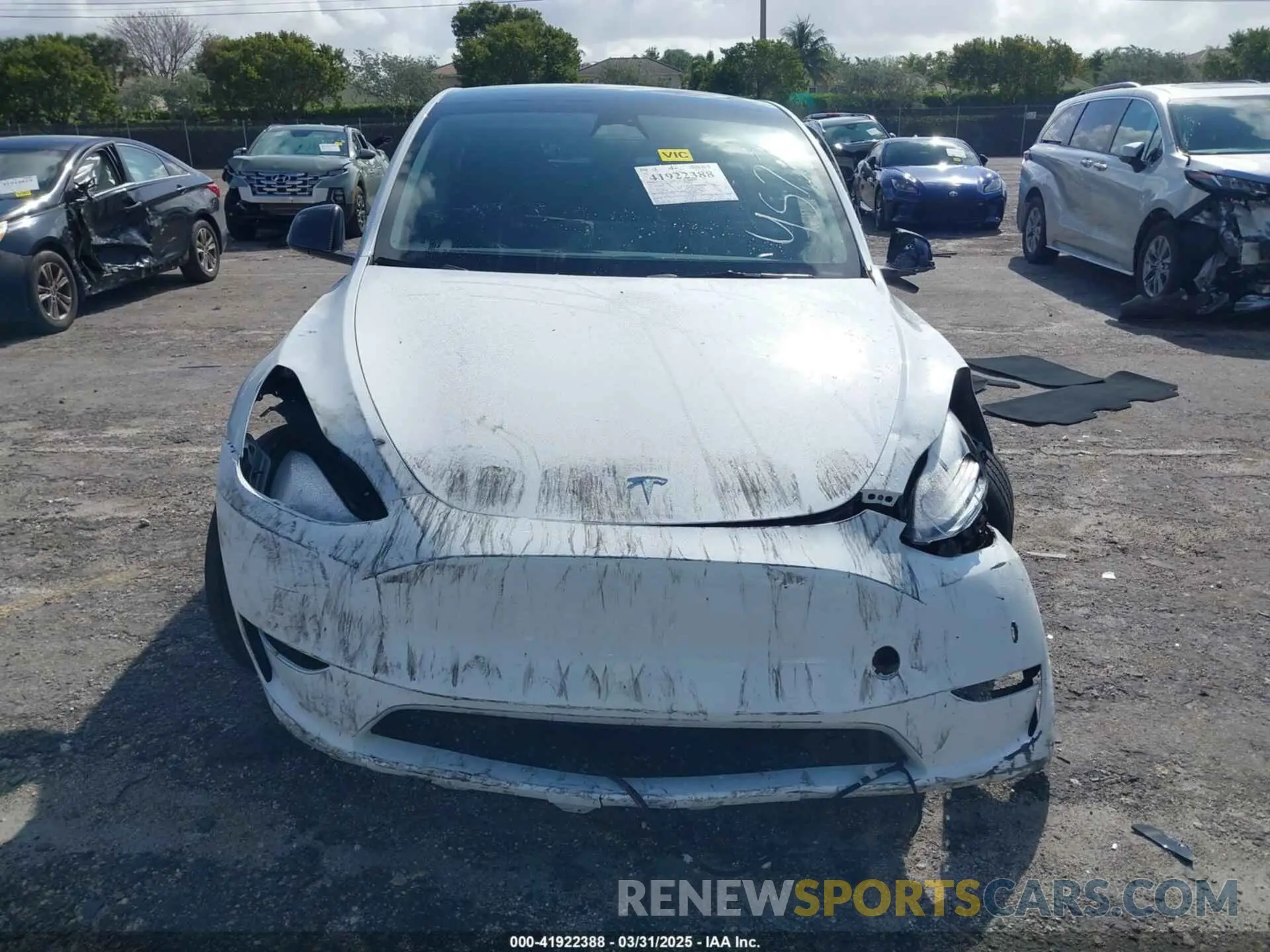 12 Photograph of a damaged car 7SAYGDEE0PF704577 TESLA MODEL Y 2023