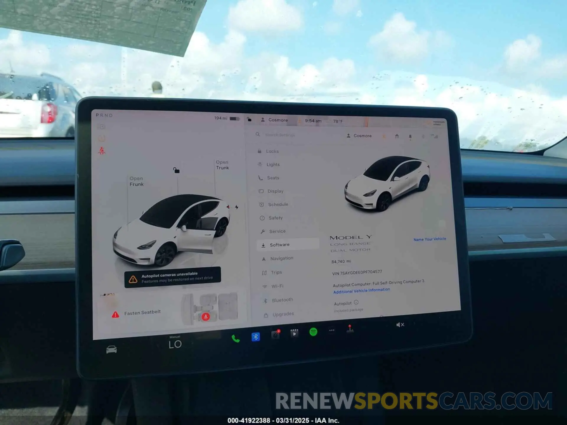 7 Photograph of a damaged car 7SAYGDEE0PF704577 TESLA MODEL Y 2023