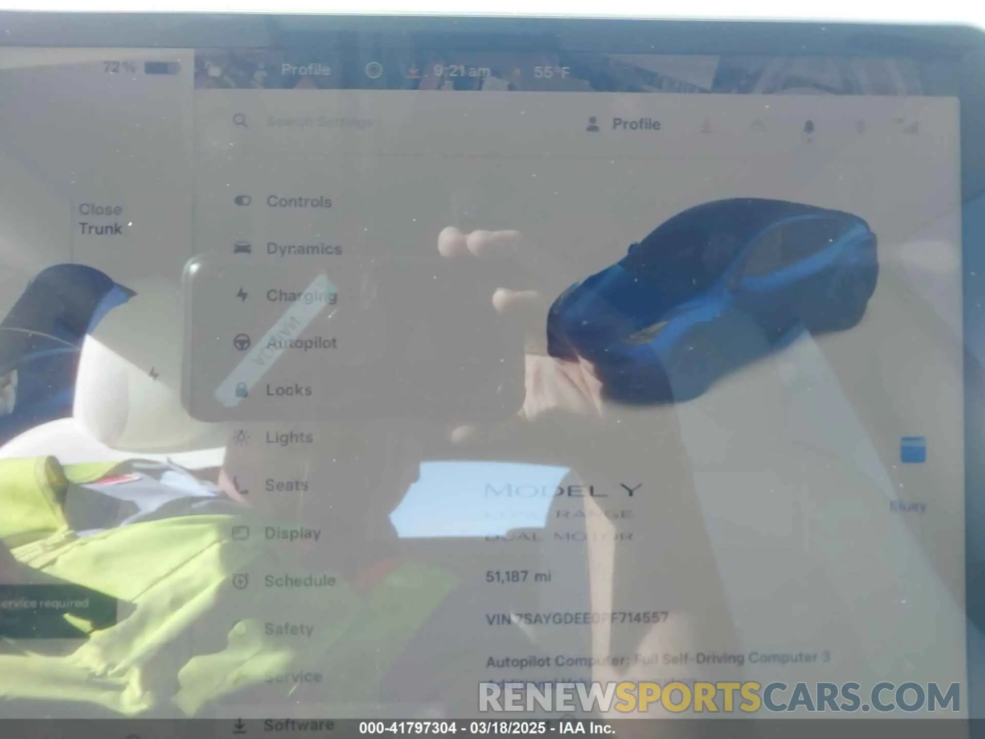 7 Photograph of a damaged car 7SAYGDEE0PF714557 TESLA MODEL Y 2023