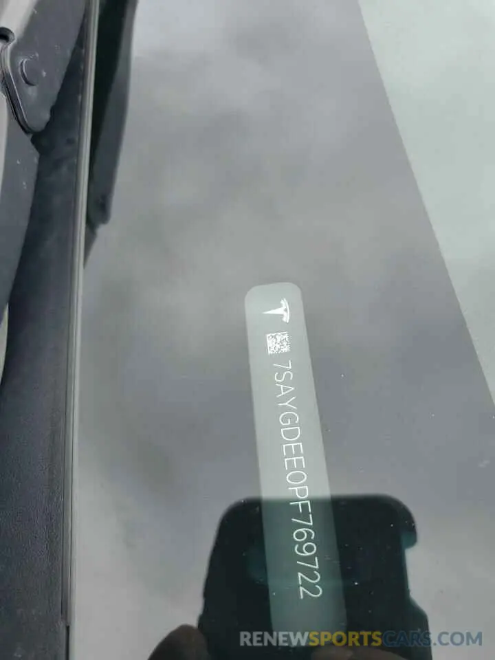 13 Photograph of a damaged car 7SAYGDEE0PF769722 TESLA MODEL Y 2023