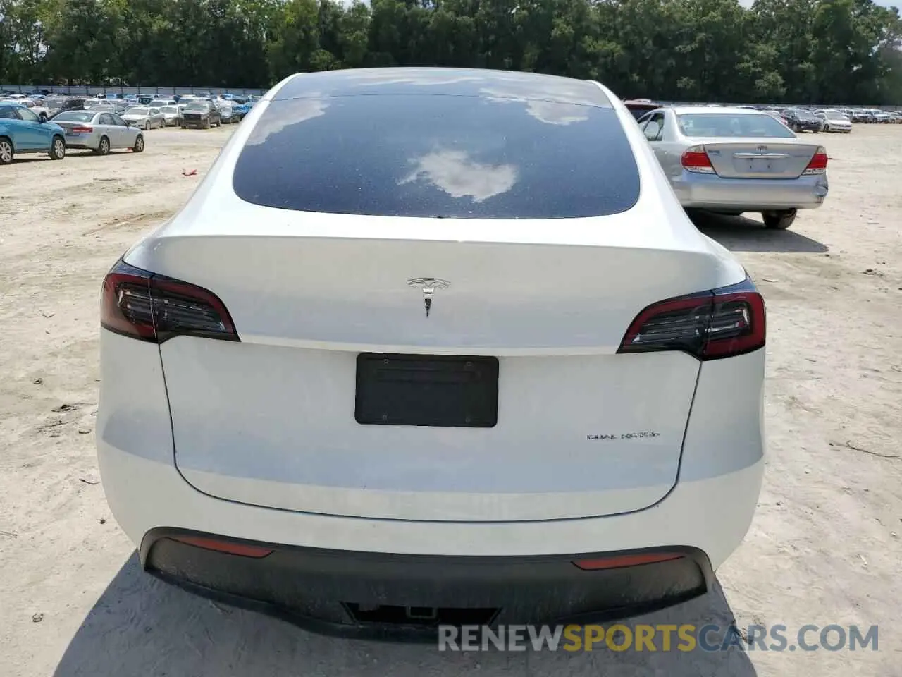 6 Photograph of a damaged car 7SAYGDEE0PF782177 TESLA MODEL Y 2023