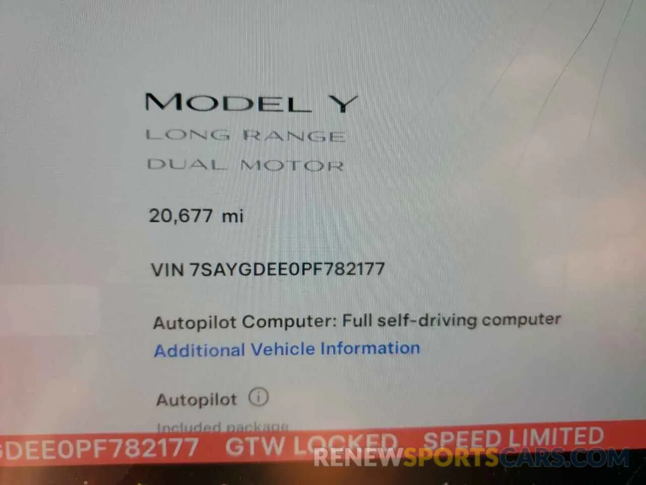 9 Photograph of a damaged car 7SAYGDEE0PF782177 TESLA MODEL Y 2023