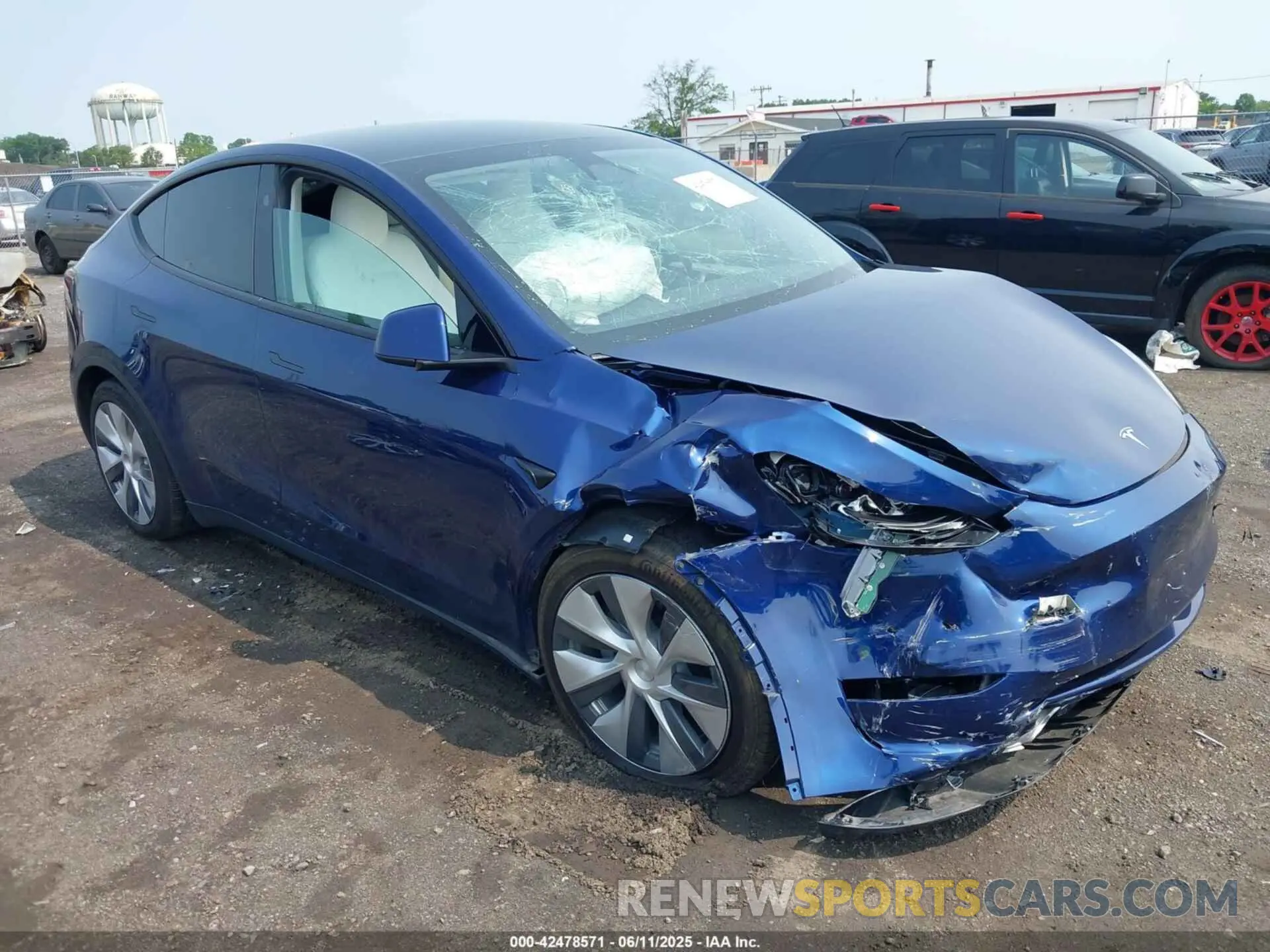 1 Photograph of a damaged car 7SAYGDEE0PF798850 TESLA MODEL Y 2023